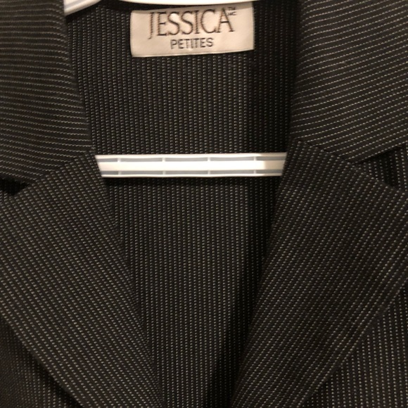 Vintage Jessica Petites zip up pinstripe vest - Picture 8 of 10